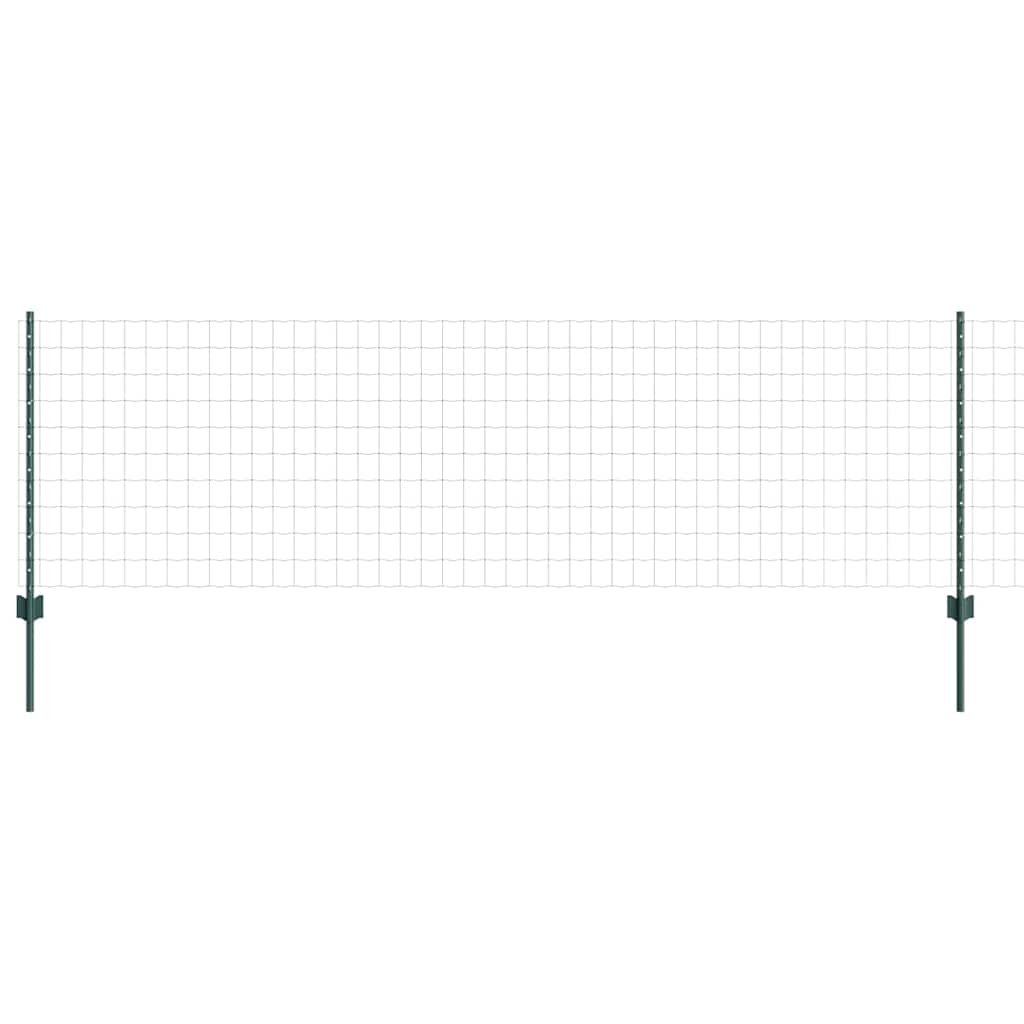 Recinzione con Posto Verde 0,8 x 10 m Acciaio