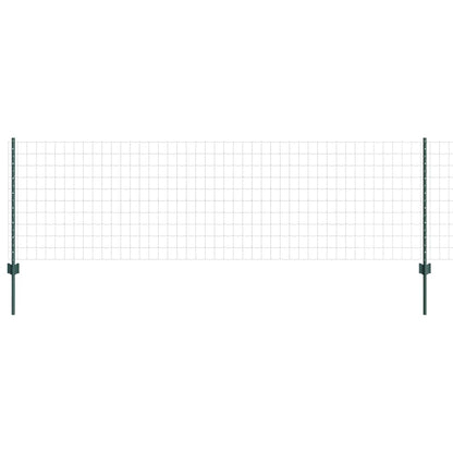 Recinzione con Posto Verde 0,8 x 10 m Acciaio