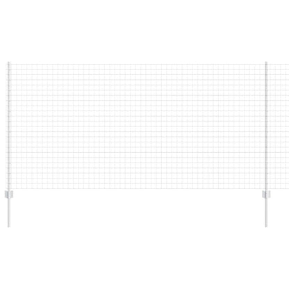 Recinzione con Posto Argento 1,2 x 10 m Acciaio