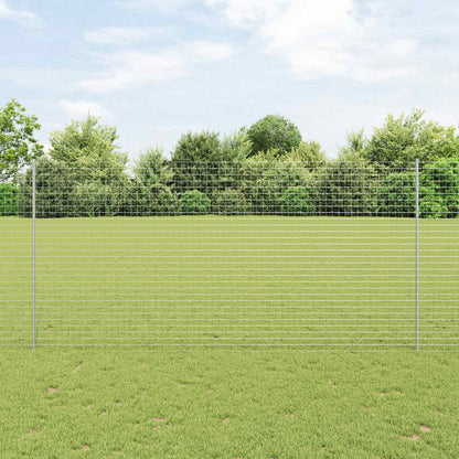Recinzione con Posto Argento 1,5 x 10 m Acciaio