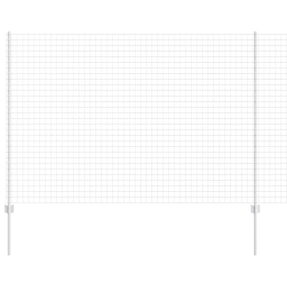 Recinzione con Posto Argento 1,5 x 10 m Acciaio