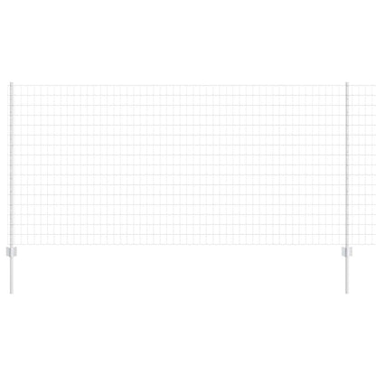Recinzione con Posto Argento 1,2 x 10 m Acciaio
