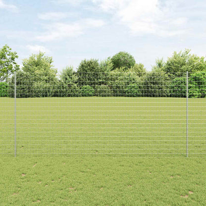 Recinzione con Posto Argento 1,5 x 10 m Acciaio