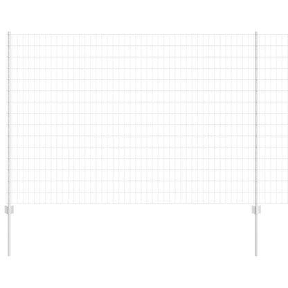 Recinzione con Posto Argento 1,5 x 10 m Acciaio