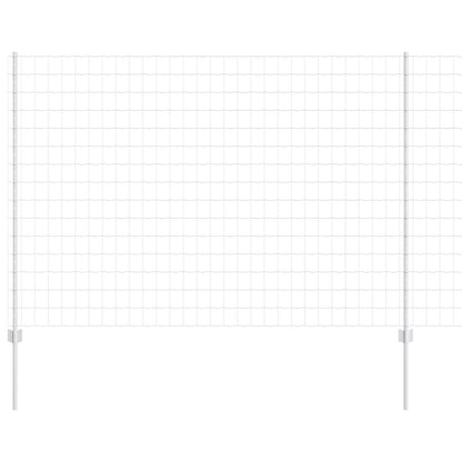 Recinzione con Posto Argento 1,5 x 10 m Acciaio