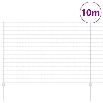 Recinzione con Posto Argento 1,5 x 10 m Acciaio