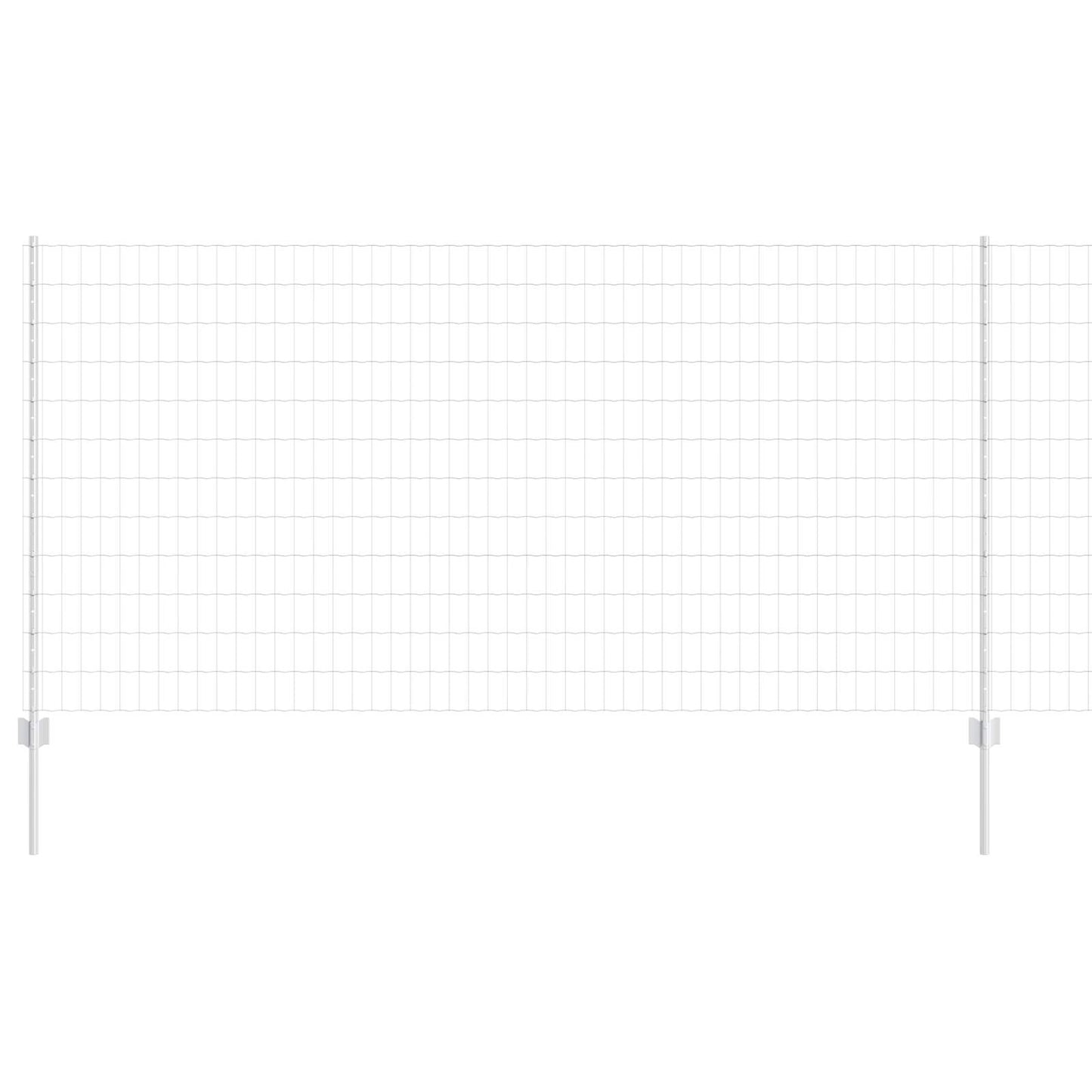 Recinzione con Posto Argento 1,2 x 25 m Acciaio
