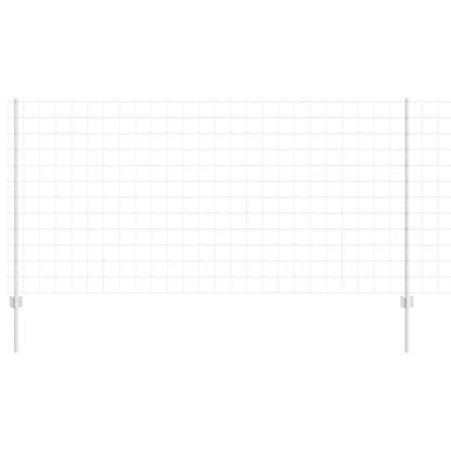 Recinzione con Posto Argento 1,2 x 25 m Acciaio