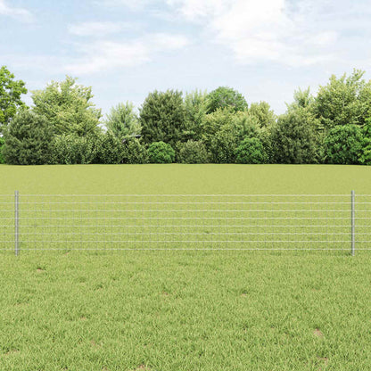 Recinzione con Posto Argento 0,4 x 50 m Acciaio