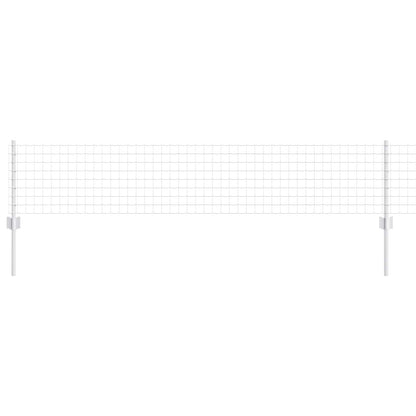 Recinzione con Posto Argento 0,4 x 50 m Acciaio