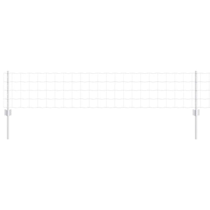 Recinzione con Posto Argento 0,4 x 50 m Acciaio