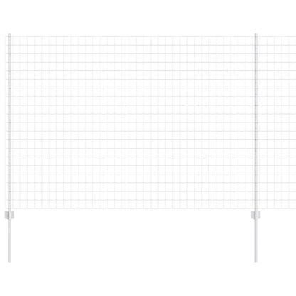 Recinzione con Posto Argento 1,6 x 10 m Acciaio
