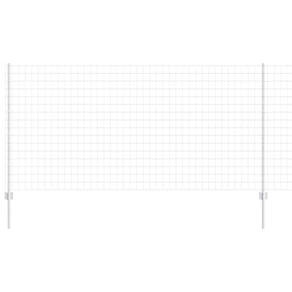 Recinzione con Posto Argento 1,2 x 25 m Acciaio