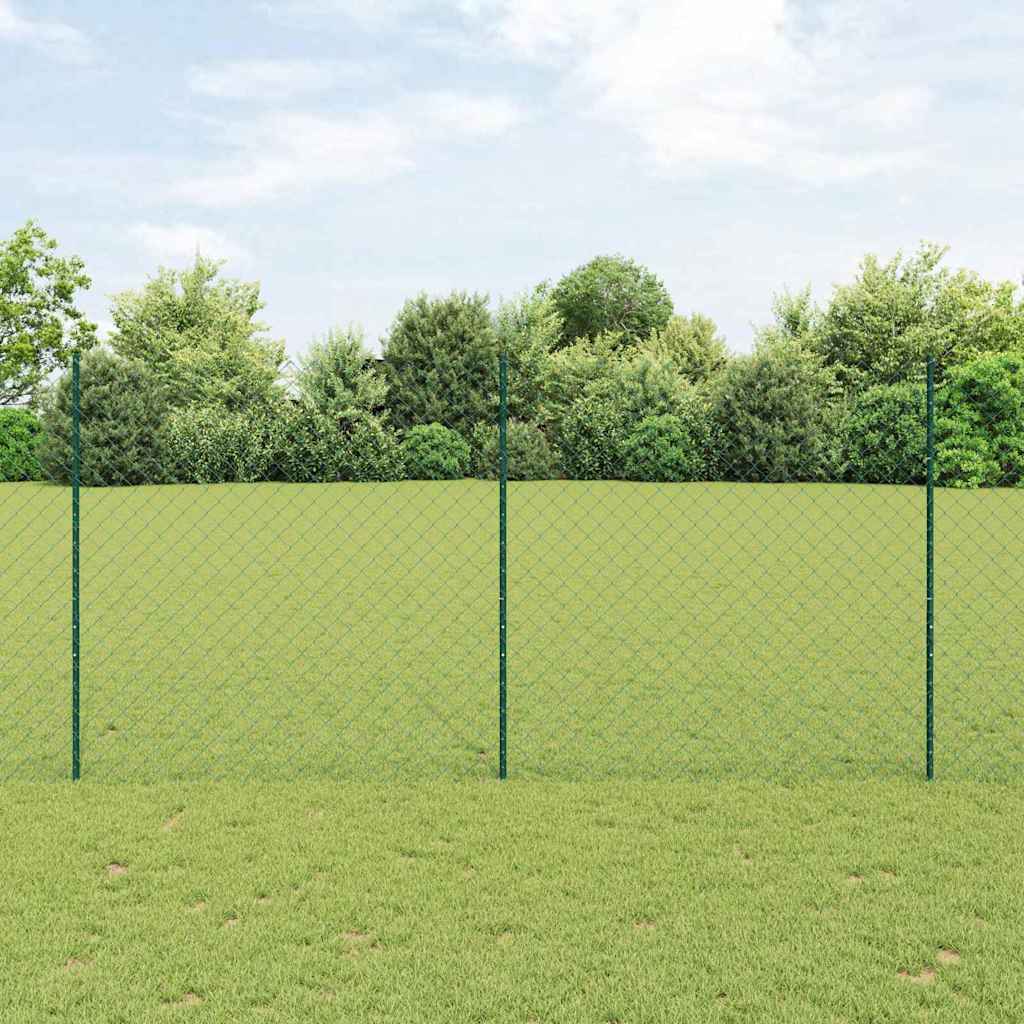 Recinzione con Posto Verde 1,5 x 25 m Acciaio