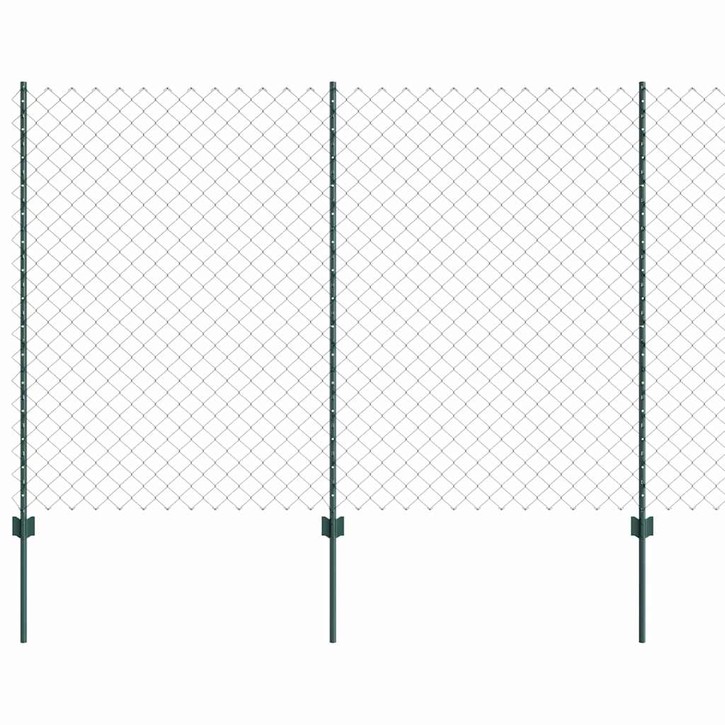Recinzione con Posto Verde 1,5 x 25 m Acciaio