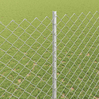 Recinzione con Posto Argento 1,6 x 10 m Acciaio