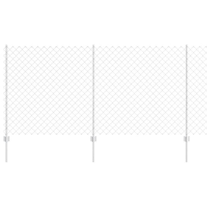 Recinzione con Posto Argento 1,2 x 25 m Acciaio