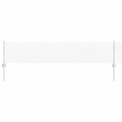Recinzione con Posto Argento 0,4 x 10 m Acciaio