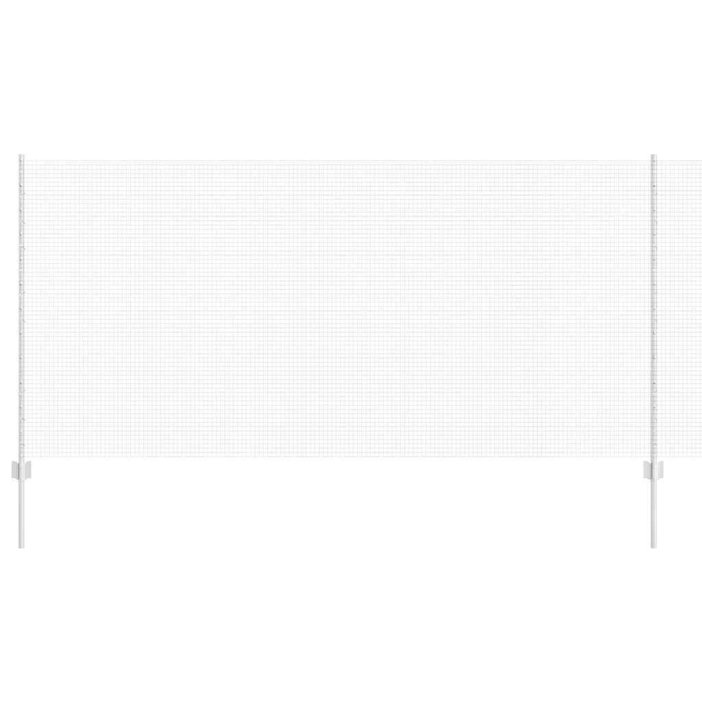 Recinzione con Posto Argento 1,2 x 10 m Acciaio