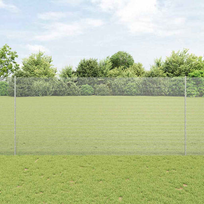 Recinzione con Posto Argento 1,4 x 10 m Acciaio