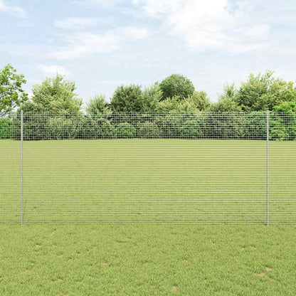 Recinzione con Posto Argento 1,4 x 10 m Acciaio