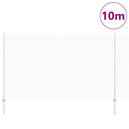 Recinzione con Posto Argento 1,4 x 10 m Acciaio