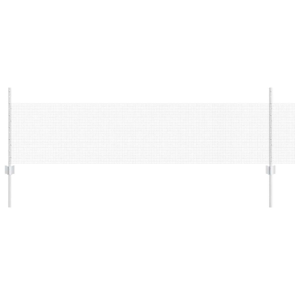 Recinzione con Posto Argento 0,5 x 25 m Acciaio