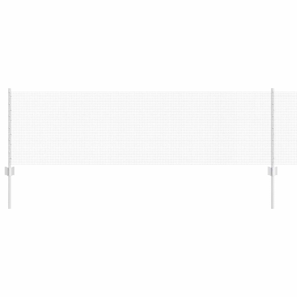 Recinzione con Posto Argento 0,6 x 25 m Acciaio