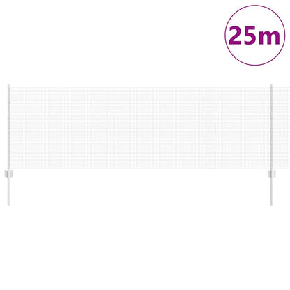 Recinzione con Posto Argento 0,8 x 25 m Acciaio