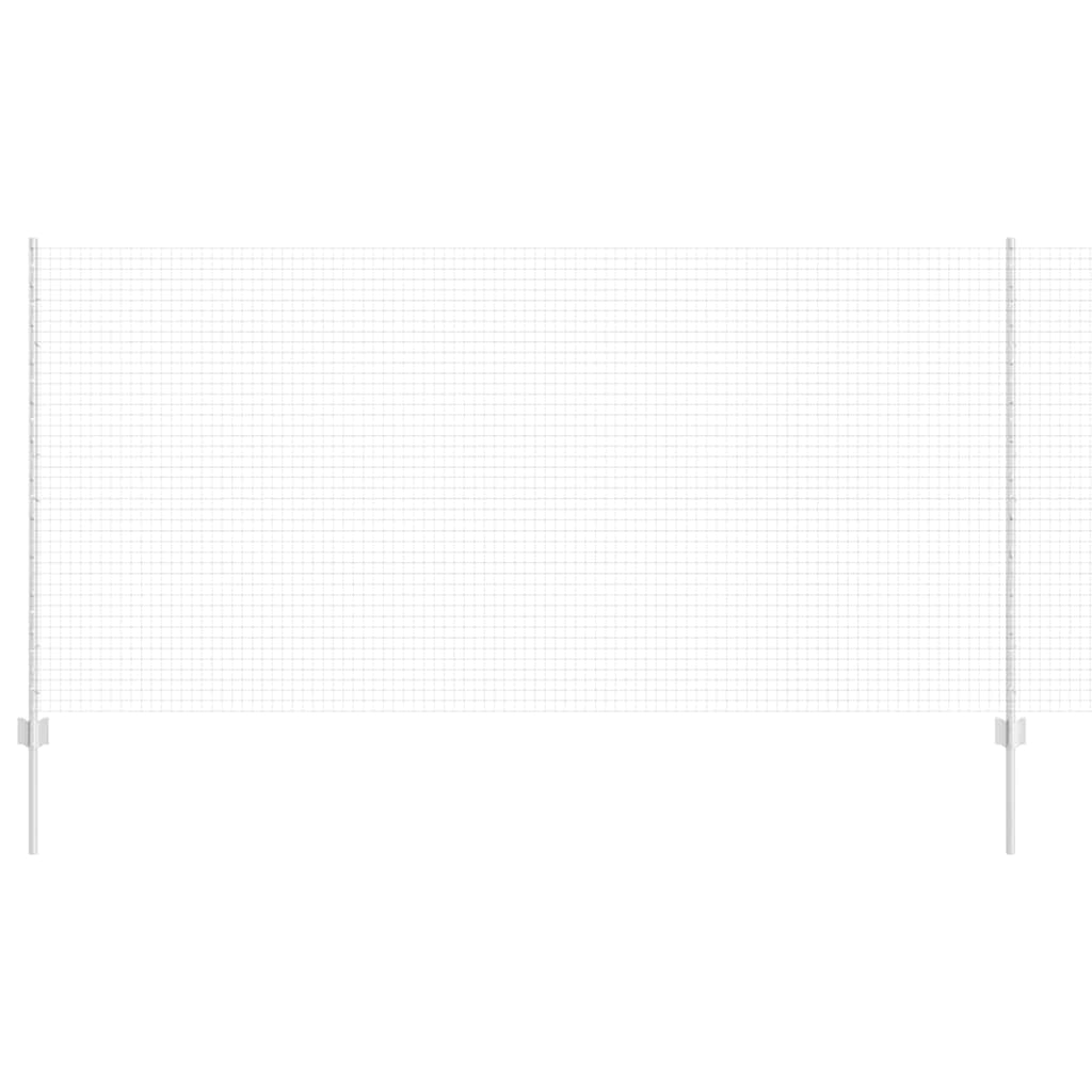 Recinzione con Posto Argento 1,2 x 25 m Acciaio