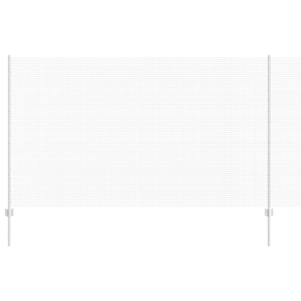 Recinzione con Posto Argento 1,4 x 25 m Acciaio