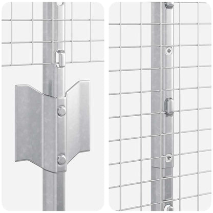 Recinzione con Posto Argento 1,4 x 25 m Acciaio