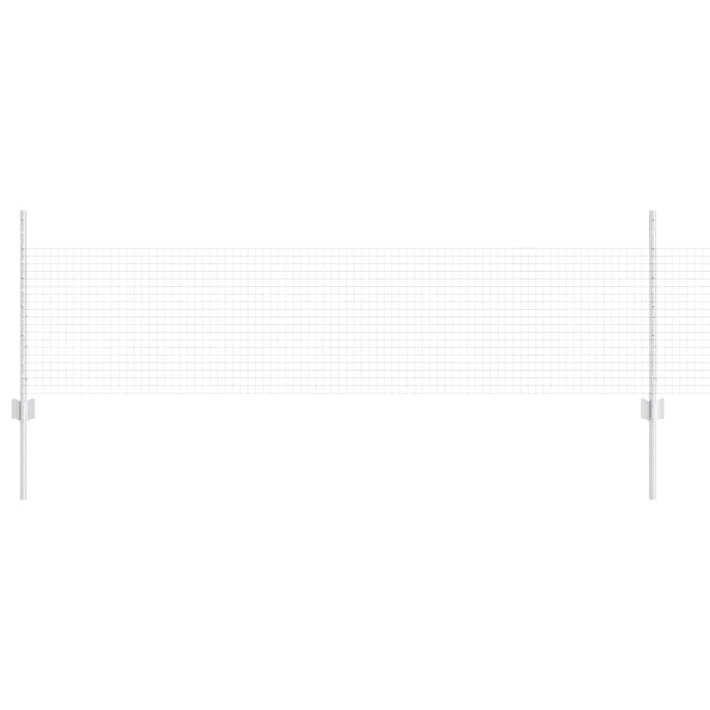 Recinzione con Posto Argento 0,5 x 50 m Acciaio
