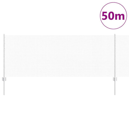 Recinzione con Posto Argento 0,8 x 50 m Acciaio
