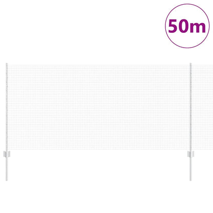 Recinzione con Posto Argento 1 x 50 m Acciaio