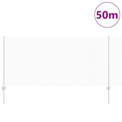 Recinzione con Posto Argento 1 x 50 m Acciaio