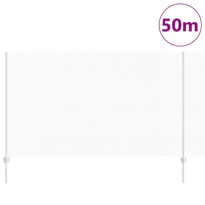 Recinzione con Posto Argento 1,4 x 50 m Acciaio
