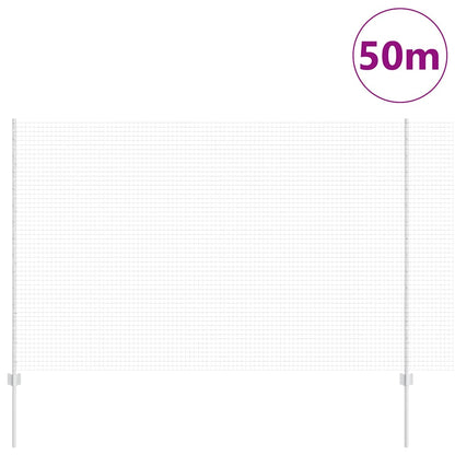 Recinzione con Posto Argento 1,5 x 50 m Acciaio