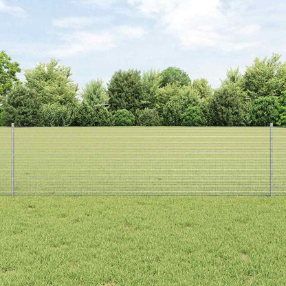 Recinzione con Posto Argento 0,6 x 100 m Acciaio
