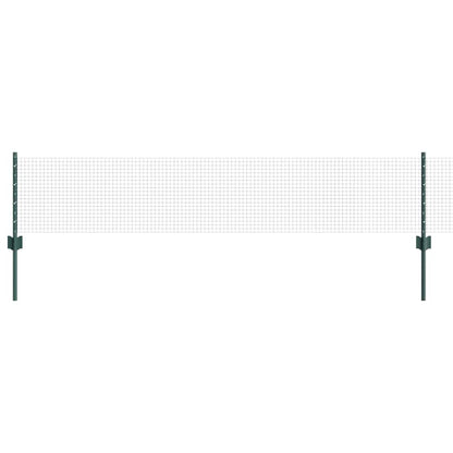 Recinzione con Posto Verde 0,4 x 10 m Acciaio e PVC