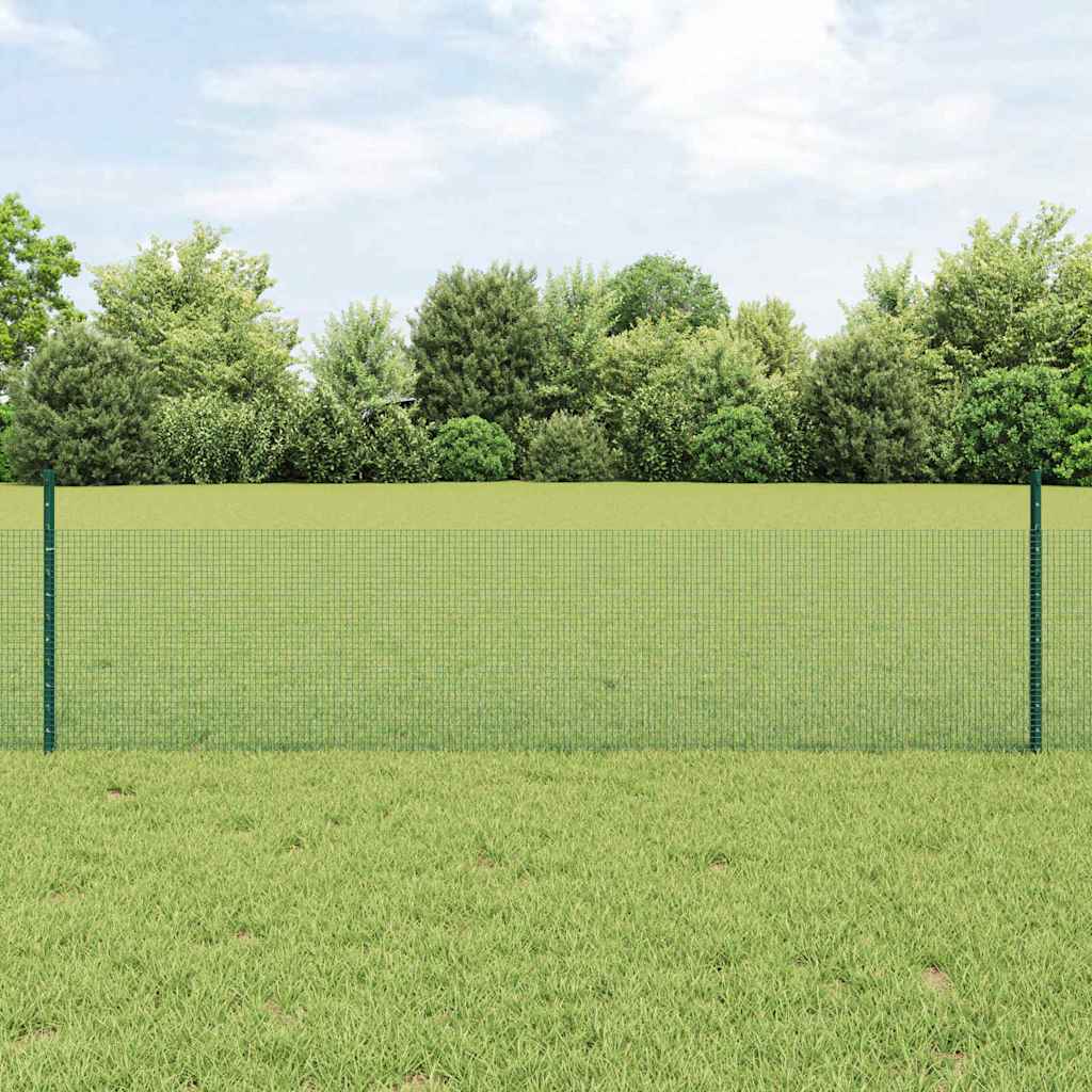 Recinzione con Posto Verde 0,5 x 10 m Acciaio