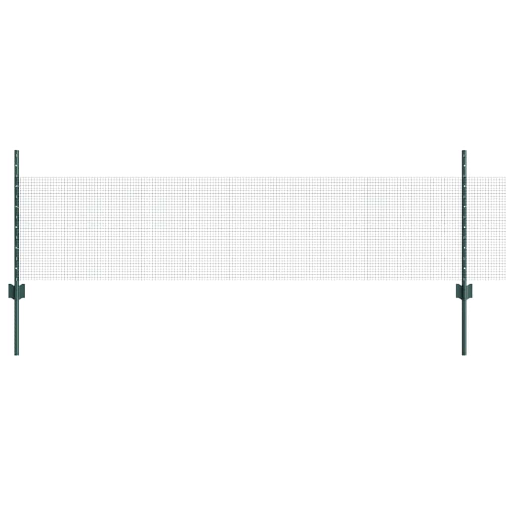 Recinzione con Posto Verde 0,5 x 10 m Acciaio