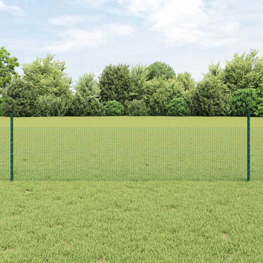 Recinzione con Posto Verde 0,5 x 10 m Acciaio