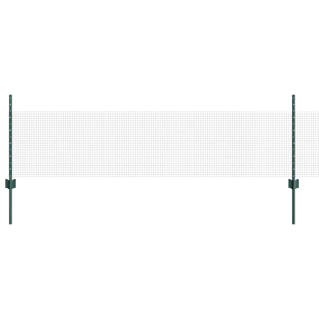Recinzione con Posto Verde 0,5 x 10 m Acciaio