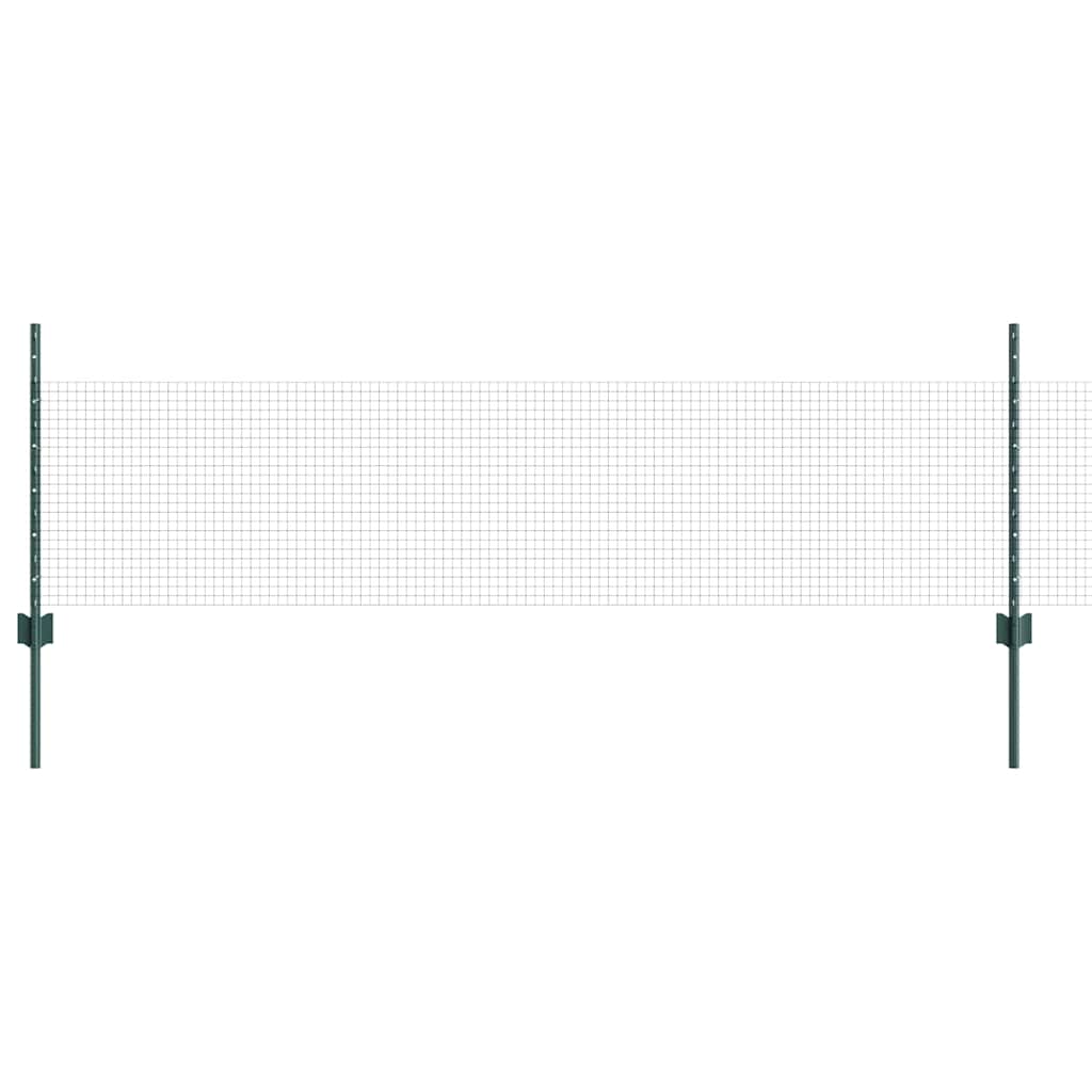 Recinzione con Posto Verde 0,5 x 10 m Acciaio