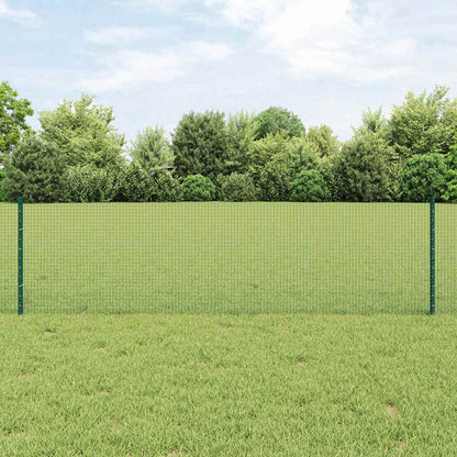 Recinzione con Posto Verde 0,6 x 10 m Acciaio e PVC