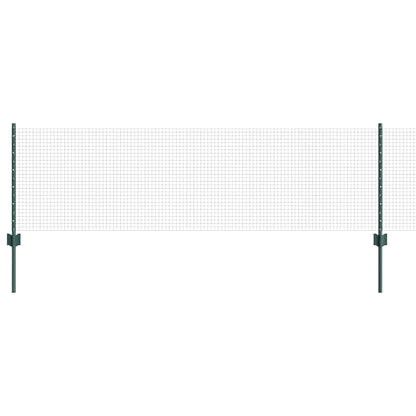 Recinzione con Posto Verde 0,6 x 10 m Acciaio e PVC
