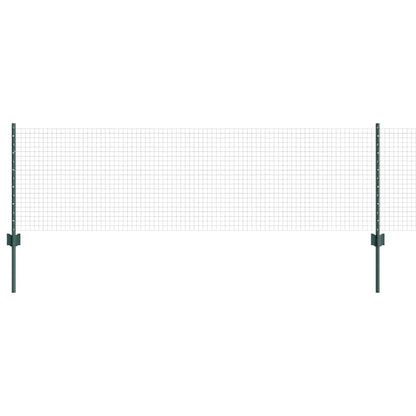 Recinzione con Posto Verde 0,6 x 10 m Acciaio e PVC