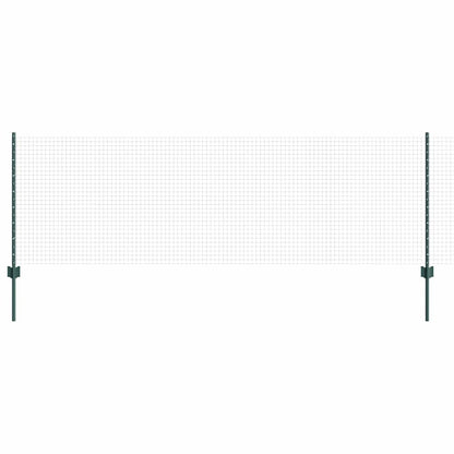 Recinzione con Posto Verde 0,8 x 10 m Acciaio e PVC