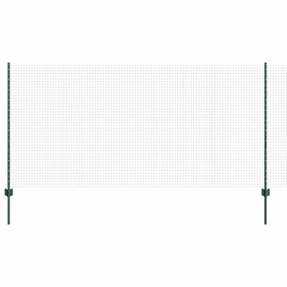 Recinzione con Posto Verde 1,2 x 25 m Acciaio e PVC